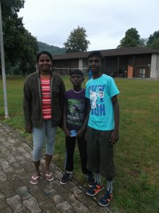 Denise et les enfants en France-08/2016